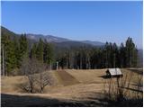 Rudenska grapa - Lovska koča na Toli